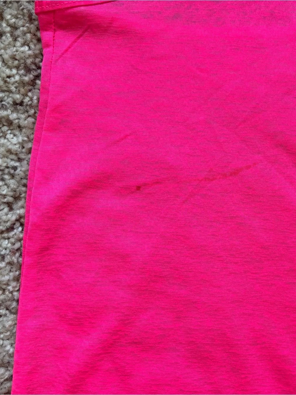 Nike Strappy Sheer Tank Top Women’s size L Neon Pink